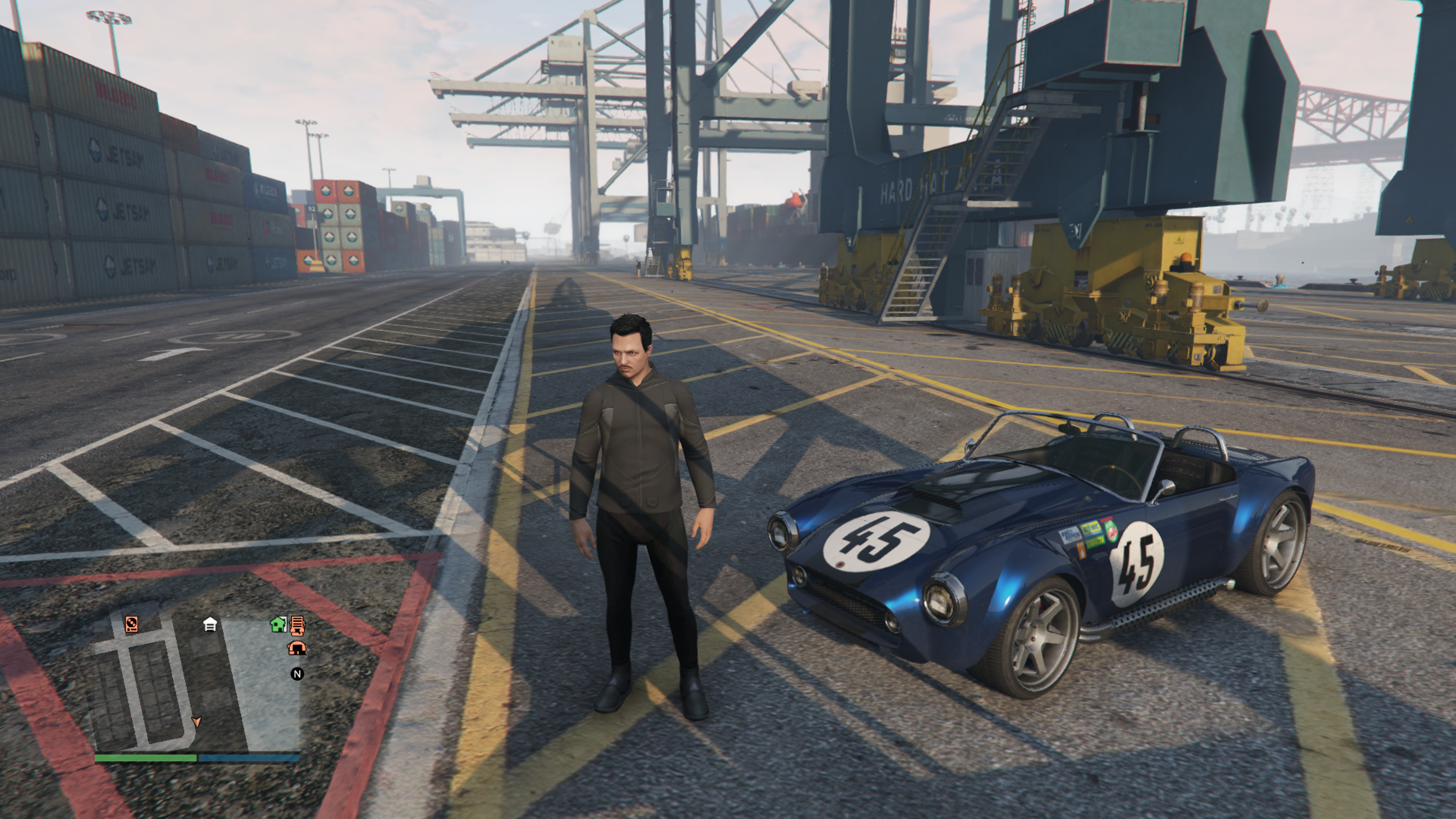 Un cobra en los muelles de San Andreas